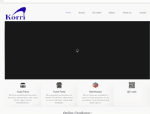 Tablet Screenshot of korritrading.com